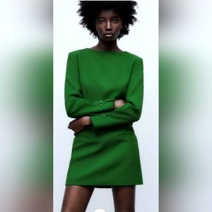 Zara Green Midi Dress Size XL